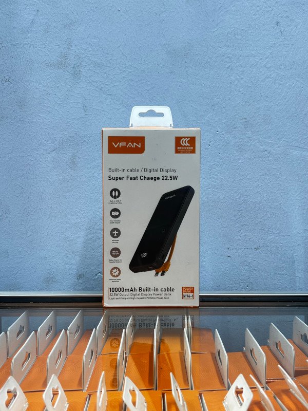 vfan superfast charging powerbank